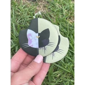 Luna Moon Sailormoon Car Coasters 2 Pack